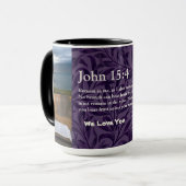 Leaves Christelijke Cadeaus voor Vrouwen Violet Mok (Voorkant links)