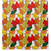 Leaves Douchegordijn (Voorkant)