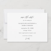 Leaves & Eucalyptus Gold V Foto Save the Date (Achterkant)