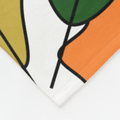 Leaves Fleece Deken (Hoek)