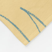 Leaves Fleece Deken (Hoek)