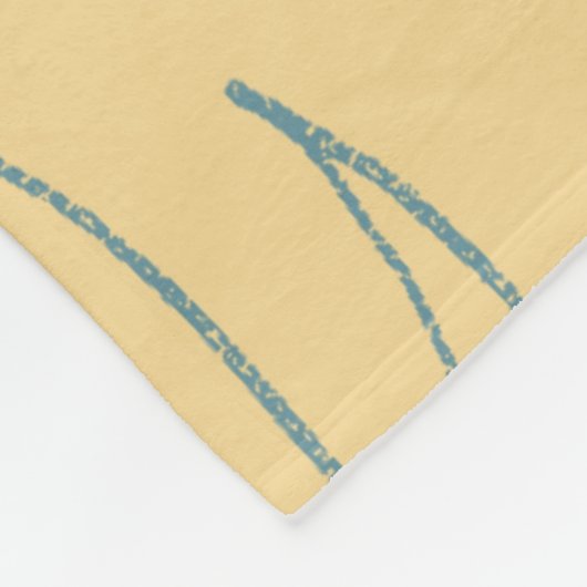 Leaves Fleece Deken (Hoek)