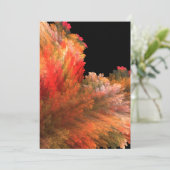 Leaves Fractal Art Note Card (Staand voorkant)