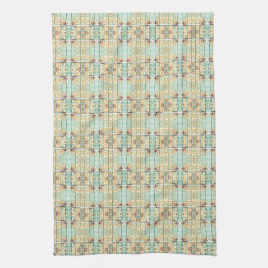 Leaves Green Kitchen Hand Towel Theedoek (Verticaal)