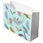 Leaves Groot Cadeauzakje (Voorkant Gekanteld)
