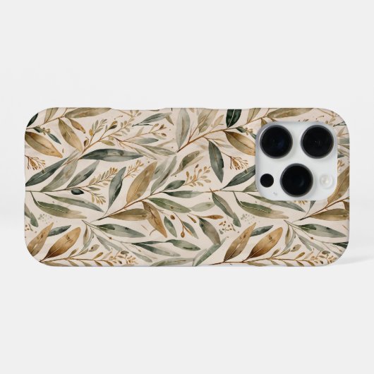Leaves  iPhone hoesje (Achterkant horizontaal)