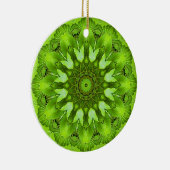 Leaves Mandala Keramisch Ornament (Rechts)