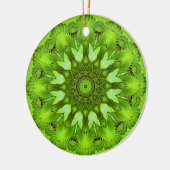Leaves Mandala Keramisch Ornament (Links)