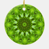 Leaves Mandala Keramisch Ornament (Achterkant)