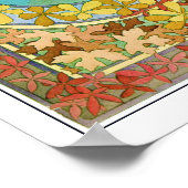 Leaves of Art Nouveau Style, Mucha Poster (Hoek)