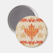 LEAVES ON LEAVES (CANADA FLAG) BY MASANSER MAGNEET (Voorkant / Achterkant)