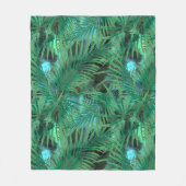 Leaves, palm fleece deken (Voorkant)