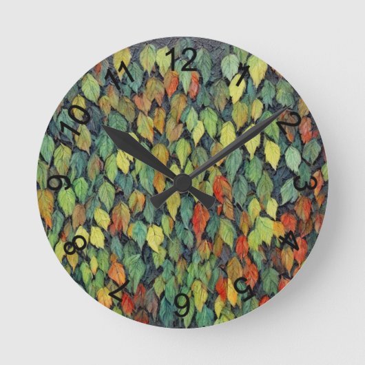 Leaves Ronde Klok (Voorkant)