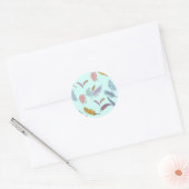 Leaves Ronde Sticker (Envelop)