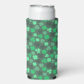 LEAVES ST PATRICKS PATTERN CLOVER SELTZER BLIKJESKOELER (Seltzer Voorkant)