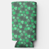 LEAVES ST PATRICKS PATTERN CLOVER SELTZER BLIKJESKOELER (Voorkant)
