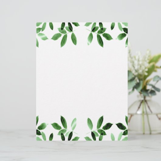 Leaves Stationery van natuur (Staand voorkant)