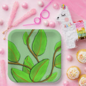 Leaves van Kenneth Yoncich Papieren Bordje (Feest)