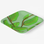 Leaves van Kenneth Yoncich Papieren Bordje (Gebogen)