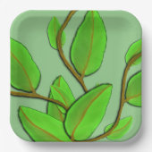 Leaves van Kenneth Yoncich Papieren Bordje (Voorkant)