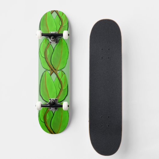 Leaves van Kenneth Yoncich Persoonlijk Skateboard (Voorkant)