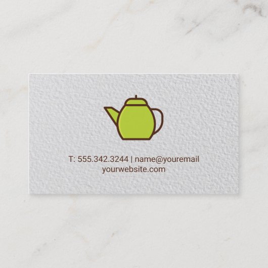 Leaves Visitekaartje (Achterkant)