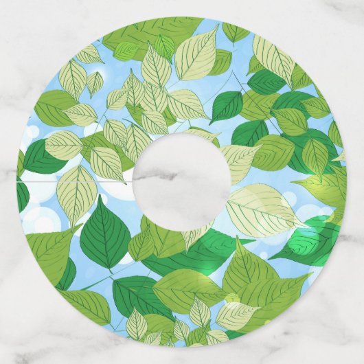 Leaves Wijnglaslabel (Voorkant)