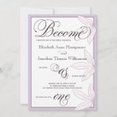 Leaves wordt een Christelijke uitnodiging voor bru (Voorkant)