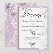 Leaves wordt een Christelijke uitnodiging voor bru (Voorkant / Achterkant)