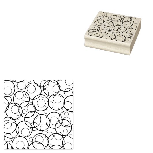 Leaves Wreath Rubber Stamp Rubberstempel (Gestempeld)