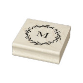 Leaves Wreath Rubberstempel (Stempel)