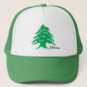 Lebanese flag - fashion/fans trucker pet (Voorkant)