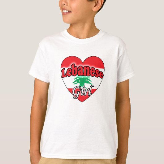 Lebanese Girl T-shirt (Voorkant)