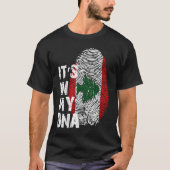Lebanese Protest Flag  Supporting Revolution 2019 T-shirt (Voorkant)