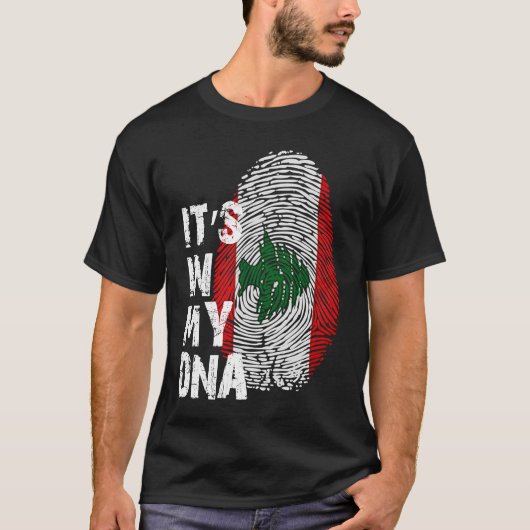 Lebanese Protest Flag  Supporting Revolution 2019 T-shirt (Voorkant)