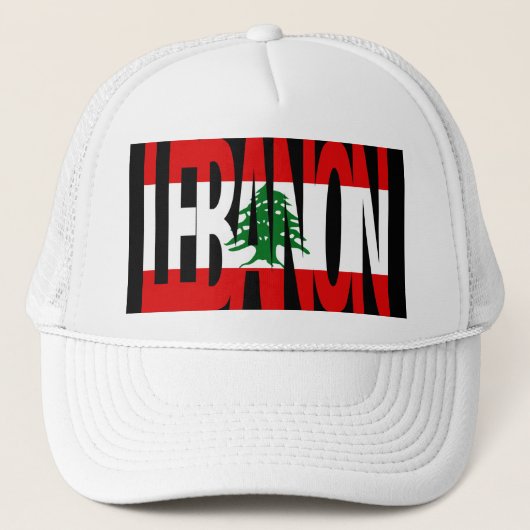 LEBANON Ballcap Trucker Pet (Voorkant)
