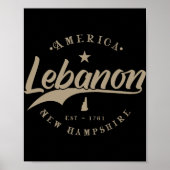Lebanon New Hampshire  Poster (Voorkant)