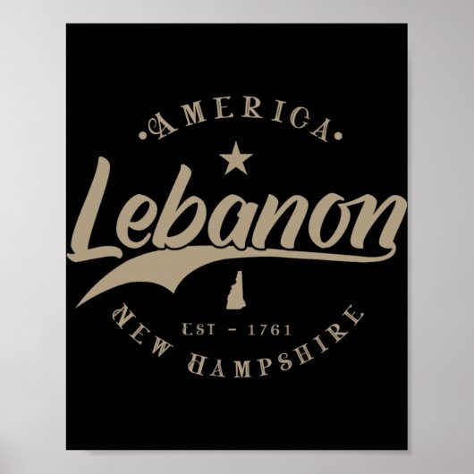 Lebanon New Hampshire  Poster (Voorkant)