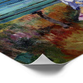 Lebasque - Jonge vrouw woonde op een bank van 1911 Poster (Hoek)