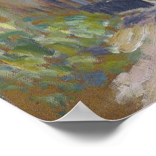 Lebasque - Nono nabij de tuin Poster (Hoek)