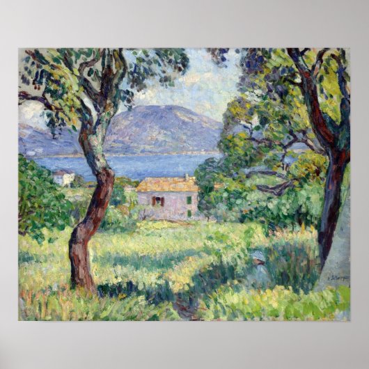 Lebasque - Uitzicht op Esterel 1907 Poster (Voorkant)