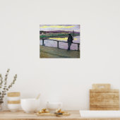Lebasque - Zonsondergang bij Pont Aven Poster (Keuken)