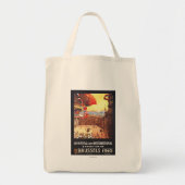 Lebaudy Airship with World Flags at Expo Tote Bag (Voorkant)