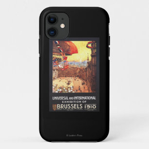 Lebaudy-luchtballon met wereldbanden op de Expo Case-Mate iPhone Case