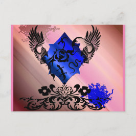 LeBeau in Roze Briefkaart