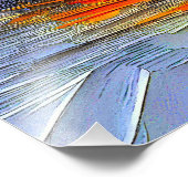 Lebendiger Pinselstrich - Liegender Tiger  Foto Afdruk (Hoek)