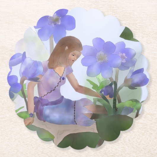 Leberblümchen Kartonnen Onderzetters (Voorkant)