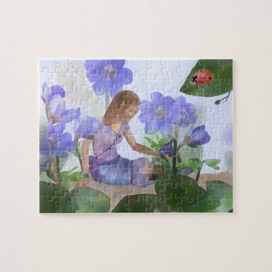 Leberblümchen Legpuzzel (Horizontaal)