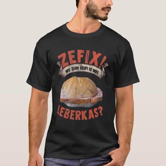 Leberkas Meat Cheese Liver Cheese Melt T-shirt (Voorkant)