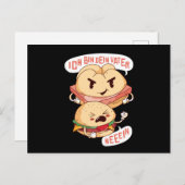Leberkase-burger Briefkaart (Voorkant / Achterkant)